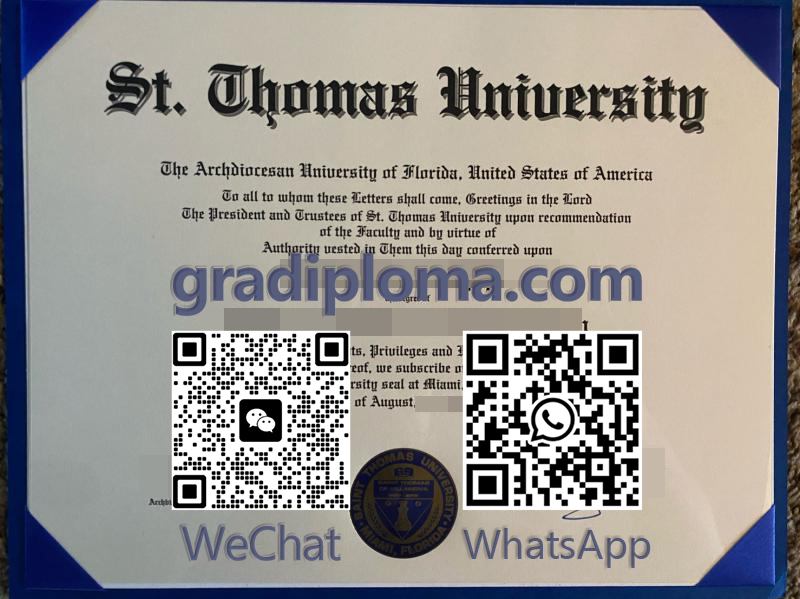 St. Thomas University diploma