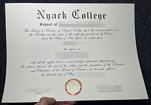Nyack College diploma-1
