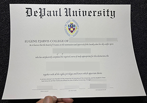 DePaul University diploma-1
