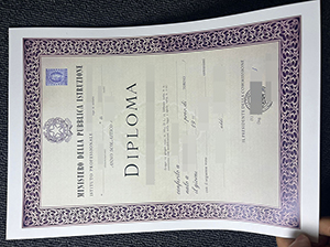 Ministero Della Pubblica Istruzione diploma-1