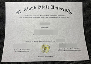St. Cloud State University diploma-1