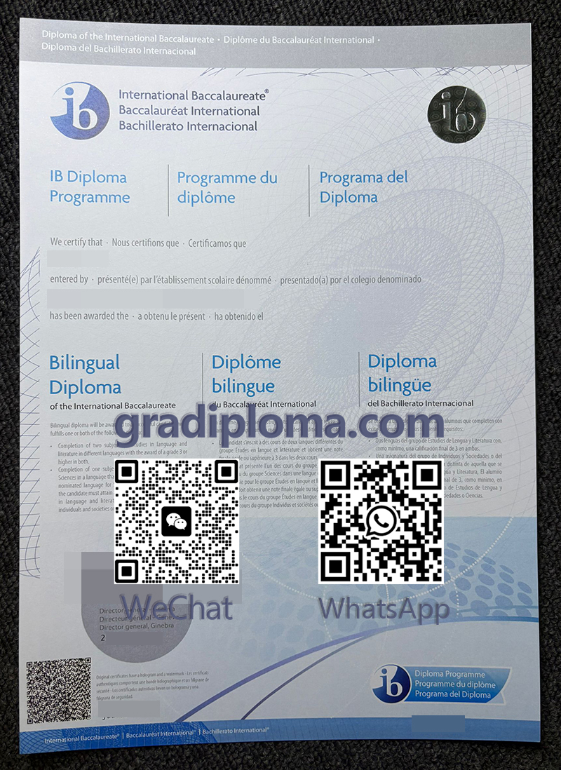 International Baccalaureate diploma