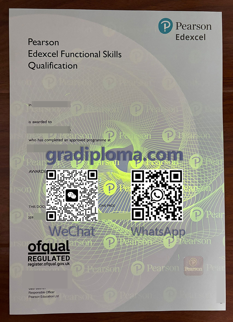 Pearson Functional Skills Certificate