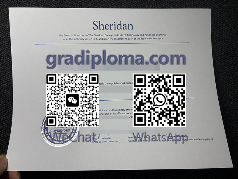 Sheridan College diploma