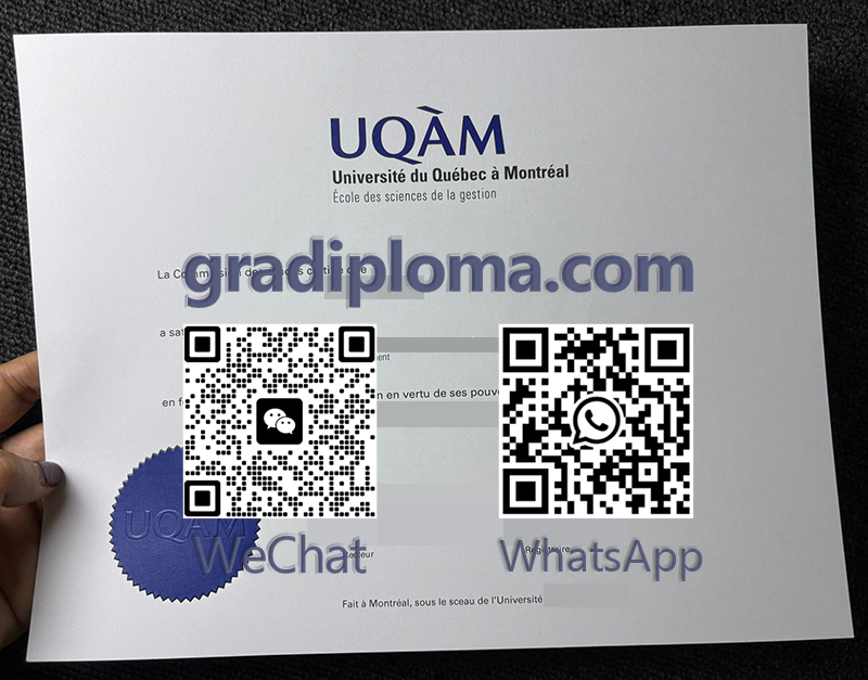 UQAM diploma