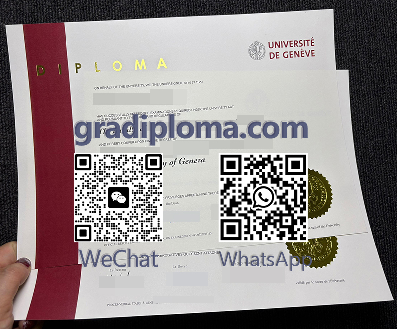 Université de Genève diploma