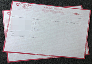 Carleton University transcript-1