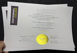 Centennial College diploma-1