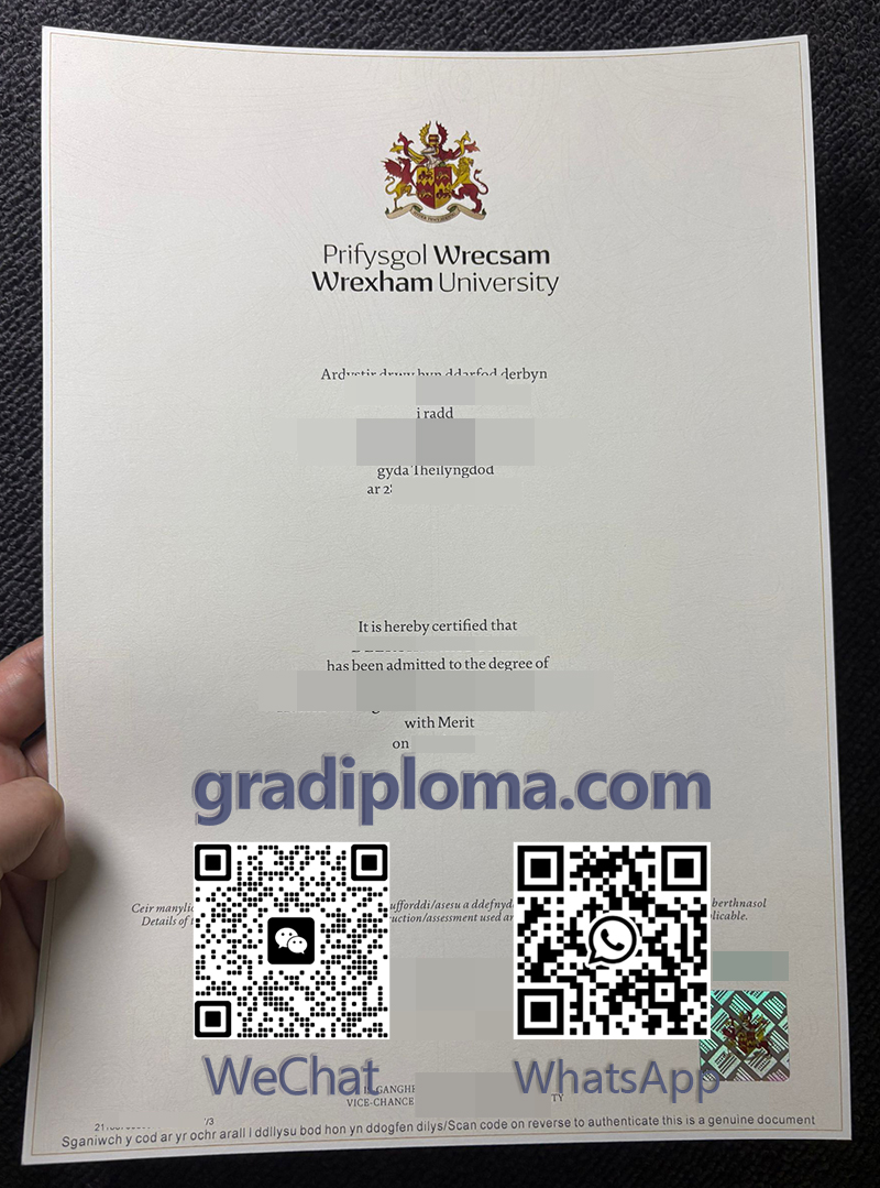 Wrexham University diploma