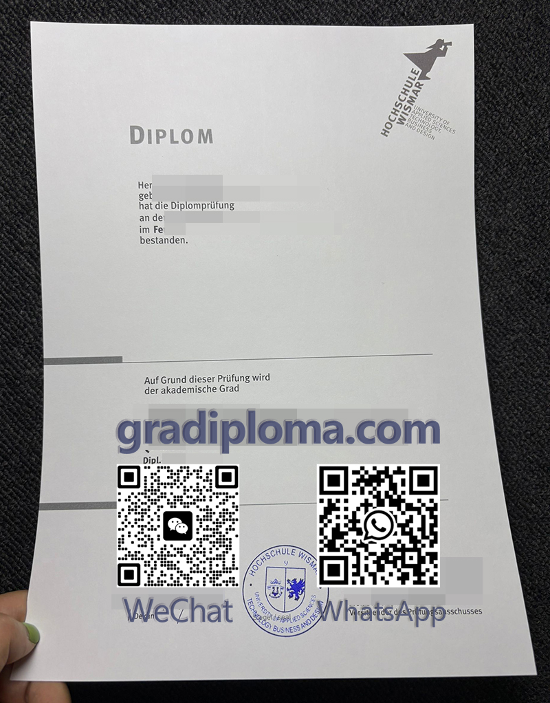 Hochschule Wismar diploma
