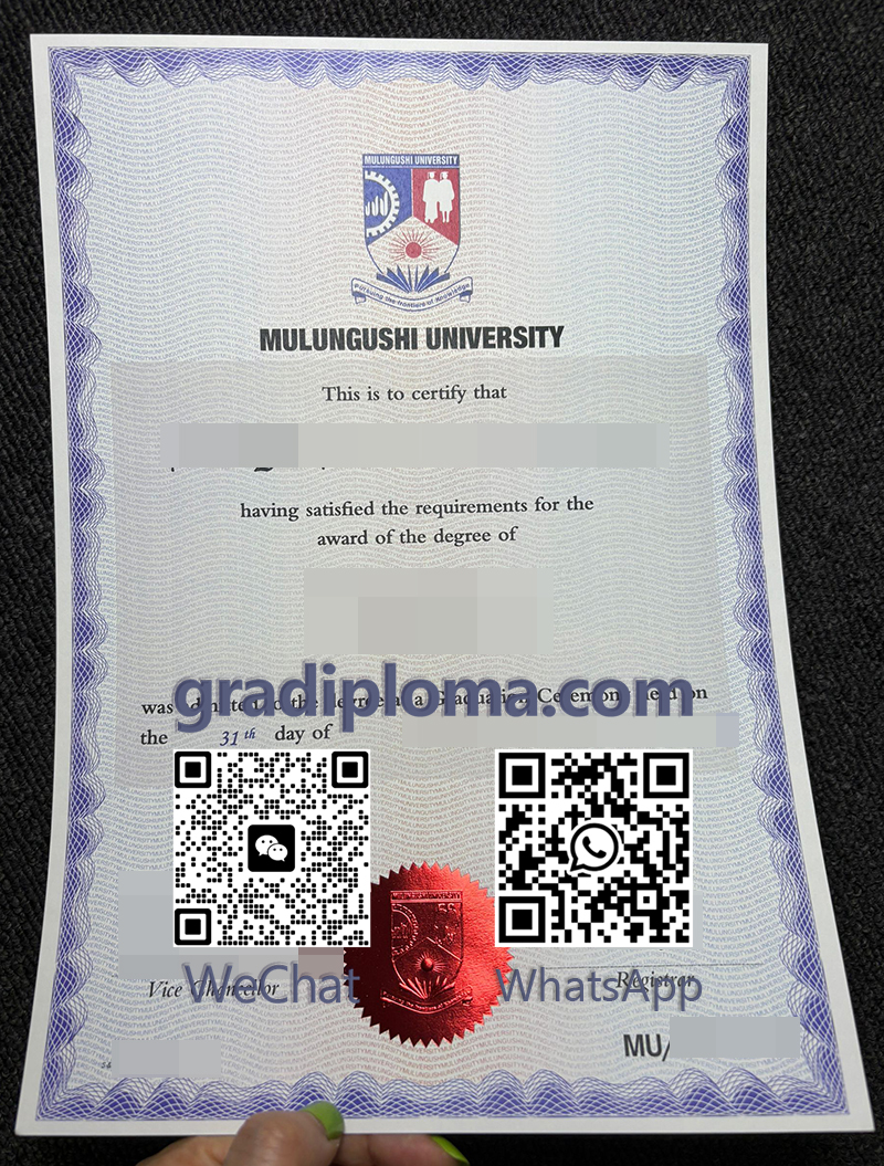 Mulungushi University diploma