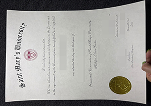 Saint Mary's University diploma-1