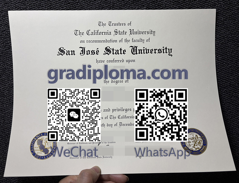 SJSU diploma