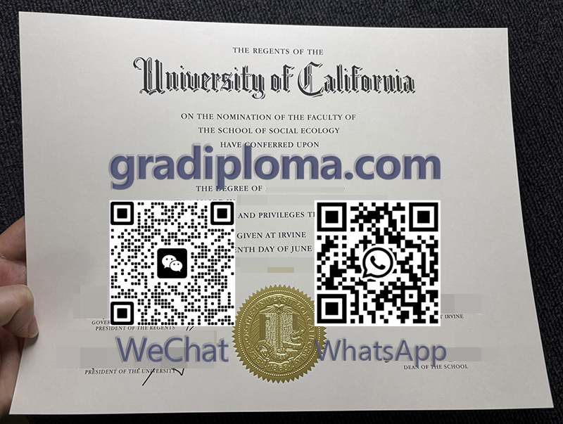 UC Irvine diploma