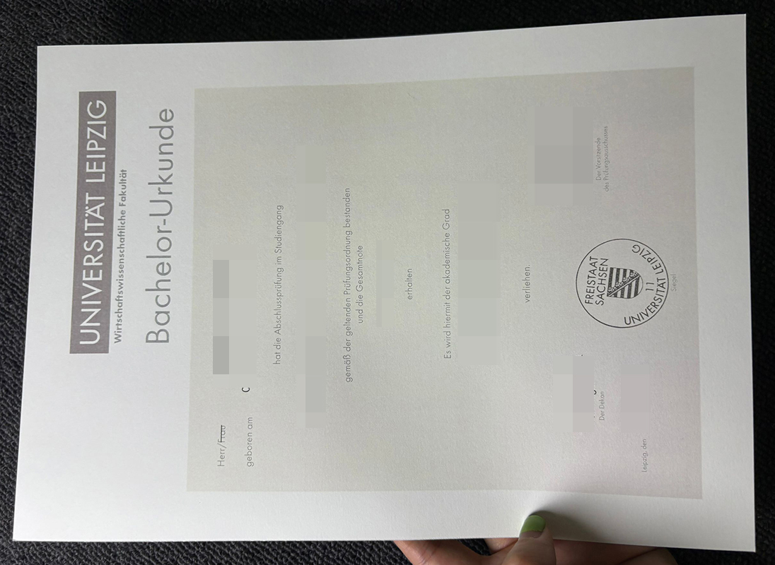 Universität Leipzig Urkunde-1