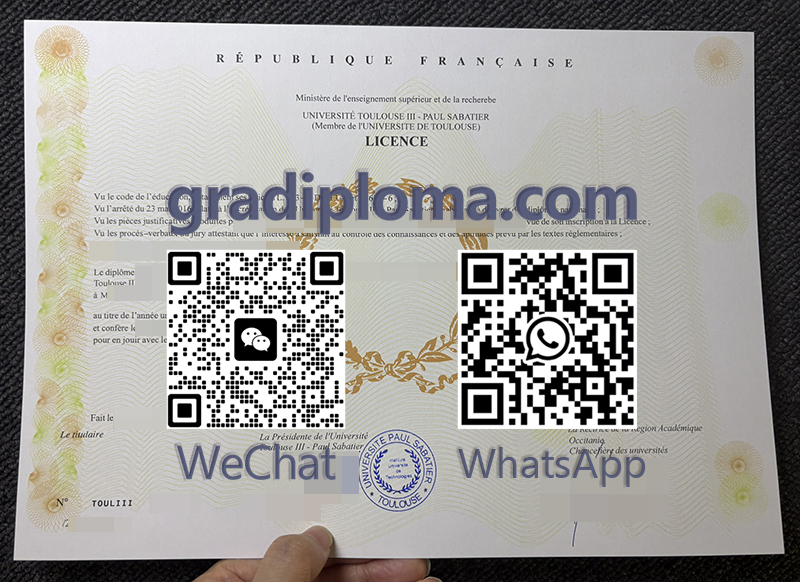 Université de Toulouse III diploma