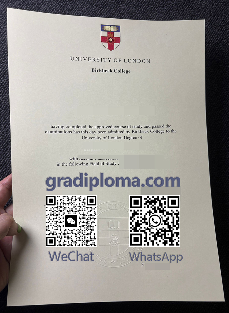 University of London Birkbeck College diploma