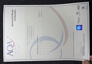 AQA GCE Certificate-1
