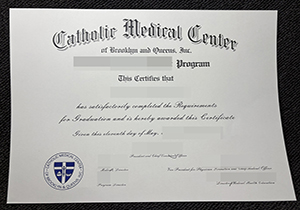 Catholic Medical Center diploma-1