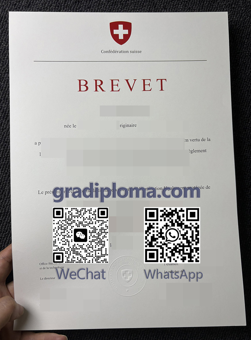 Confederation Suisse Brevet