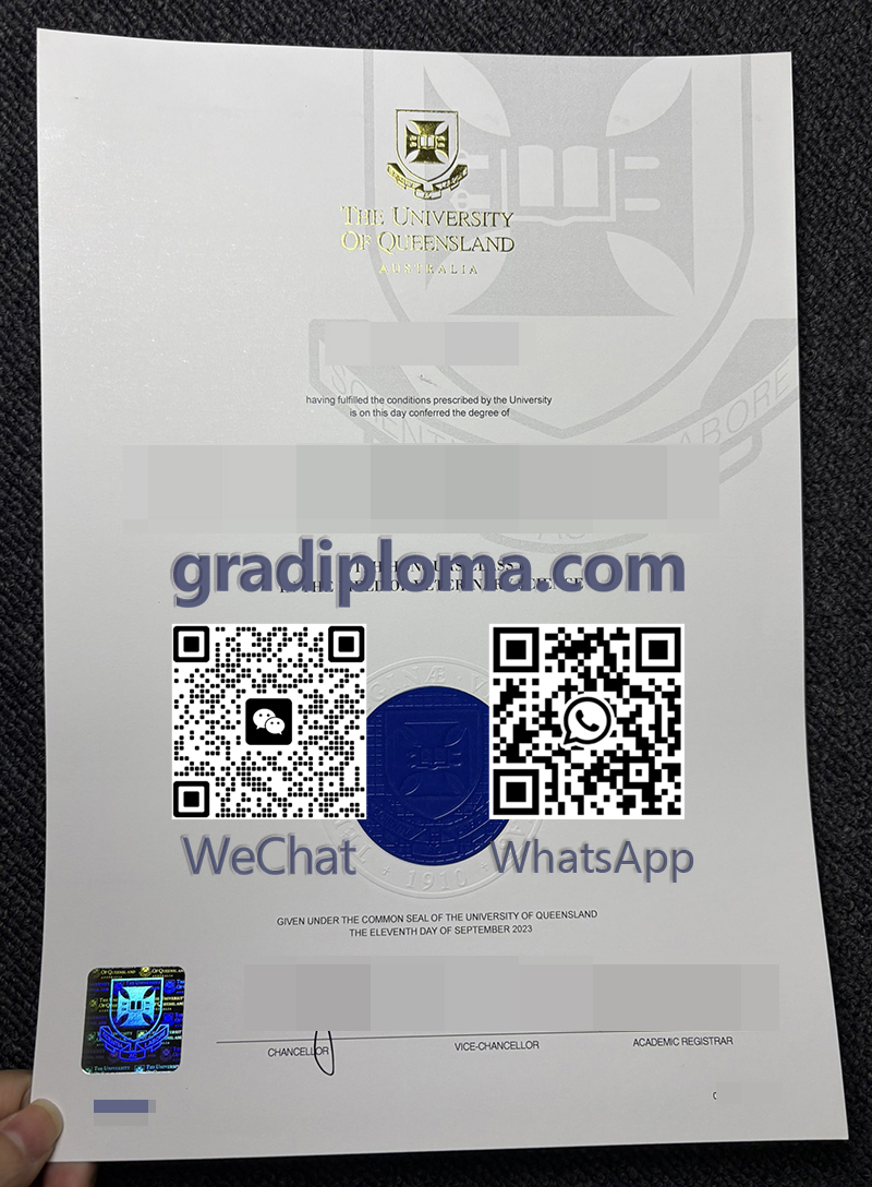 The University of Queensland degree