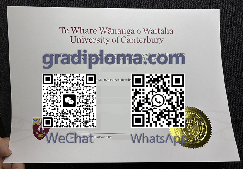 University of Canterbury diploma