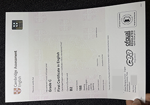 Cambridge FCE B2 Certificate-1