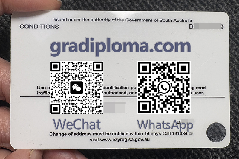 South Australia ID Back