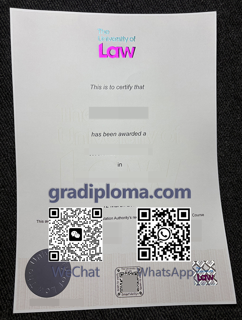 The University of Law degree
