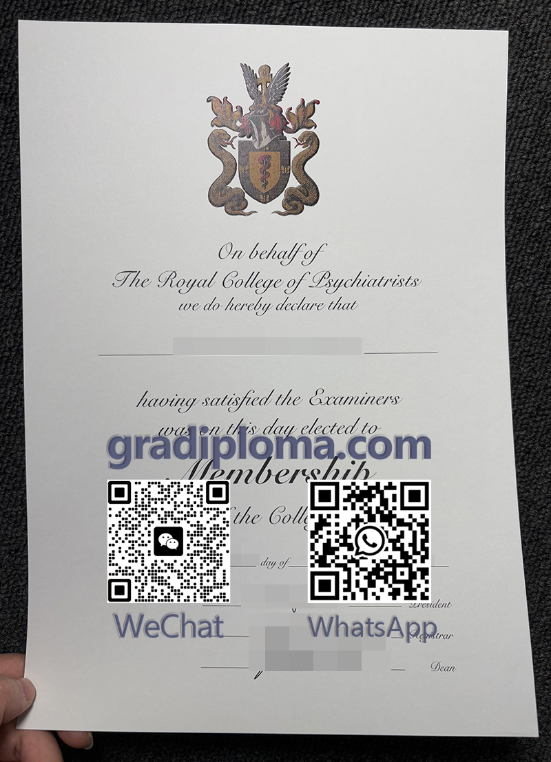 Royal College of Psychiatrists diploma