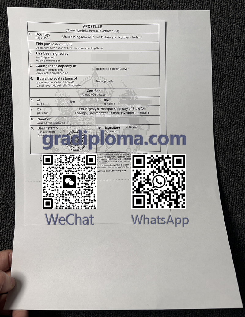 UK Apostille