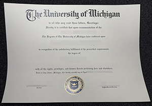 University of Michigan degree-1