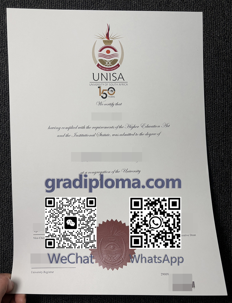 UNISA degree