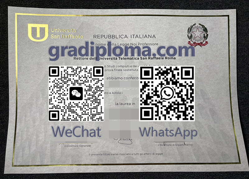 Università San Raffaele diploma