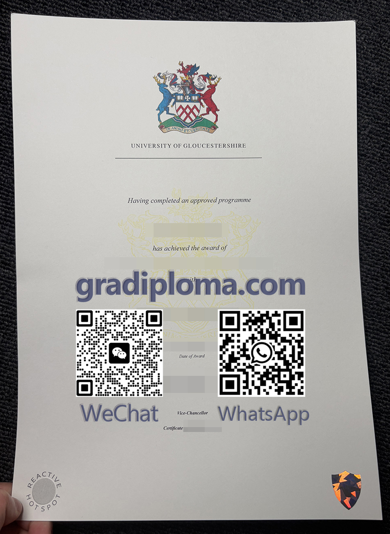 University of Gloucestershire degree